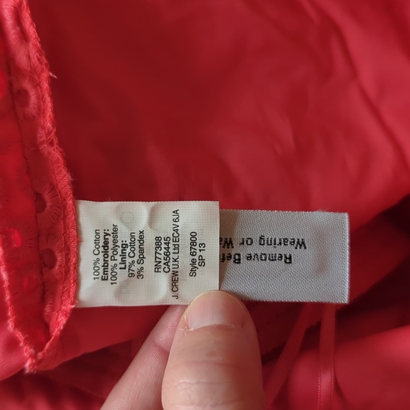 JCrew size 4 reddish coral pencil skirt - Picture 8 of 8